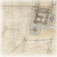 Leonardo's Imola Map Detail